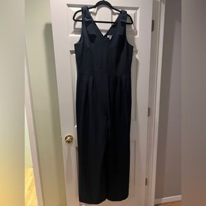 Chelsea28 navy blue no sleeved bow romper